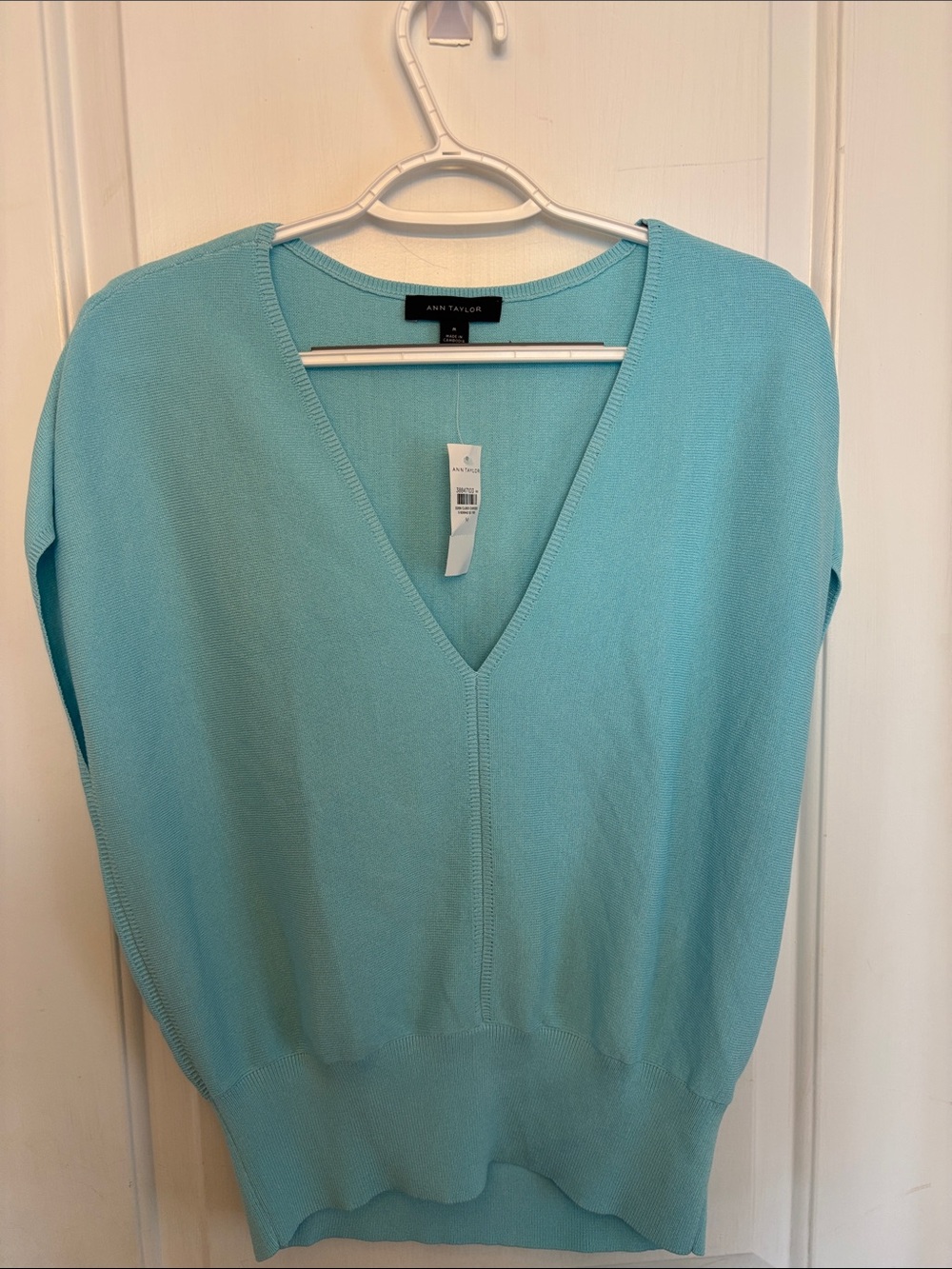 Ann Taylor V-Neck Sweater Sleeveless NWT